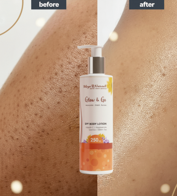 glow 'n' go spf body lotion