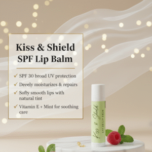 kiss ‘n’ sheld spf lip balm
